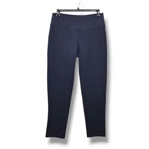 J Jill Wearever Collection Smooth Fit Slim Leg Pant Womens Medium Blue High Rise